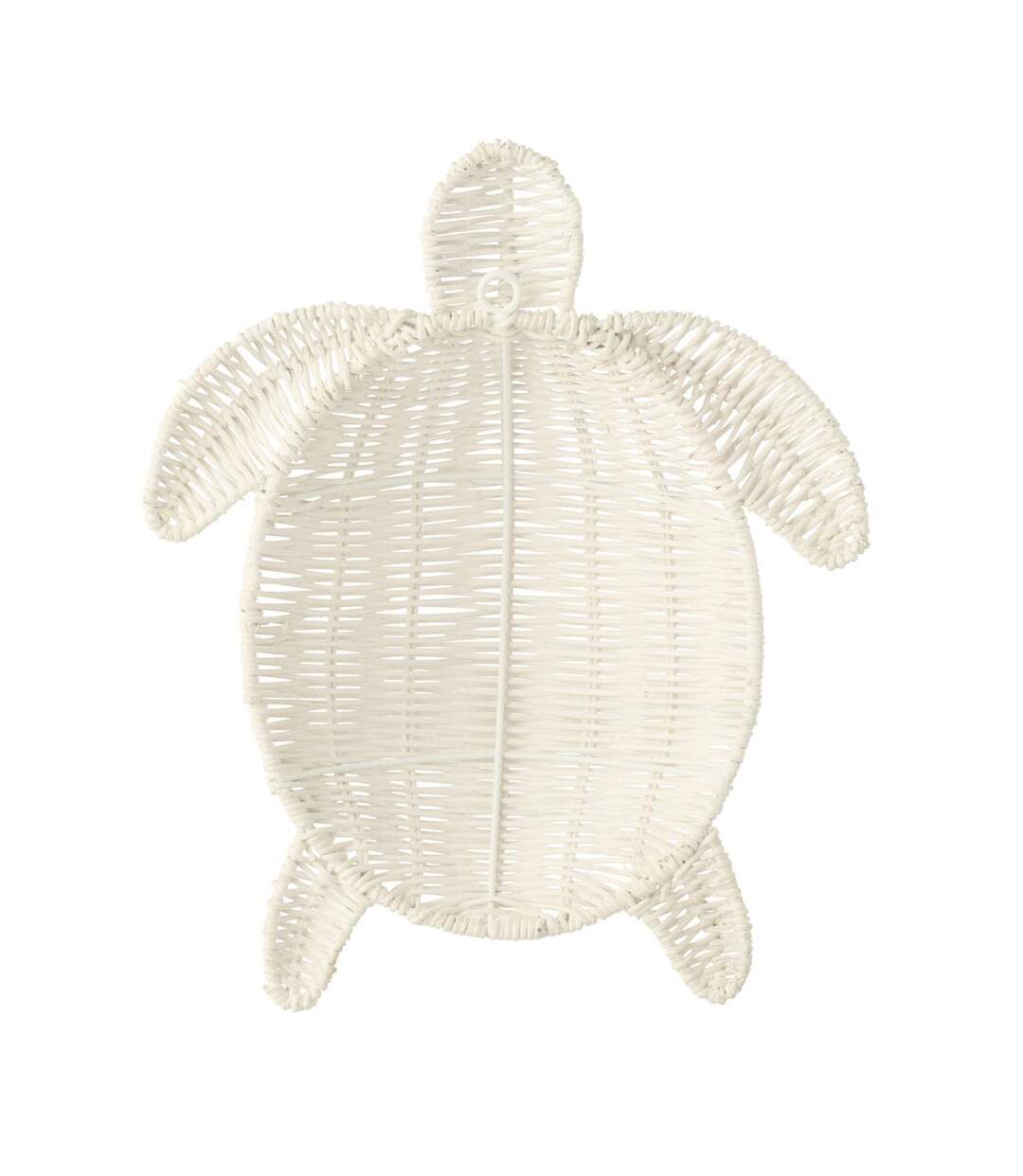 Déco Murale Tortue Porfirio 31cm Blanc Cassé-2