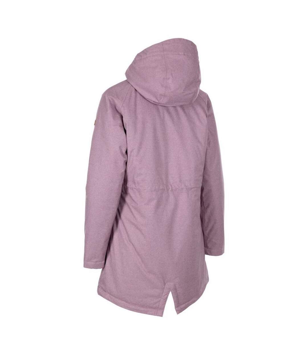 Womens/ladies wintertime waterproof jacket rose tone Trespass-2