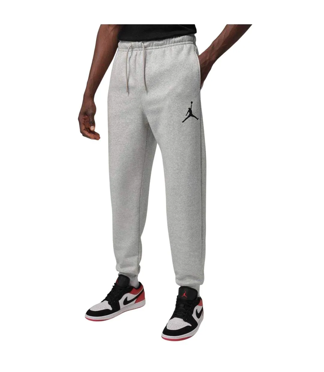 Pantalon De Jogging Air Jordan Jumpman Homme Gris Noir Nike-1
