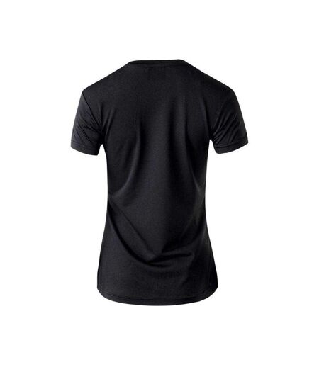 Womens/ladies Bisic T-shirt Black Martes