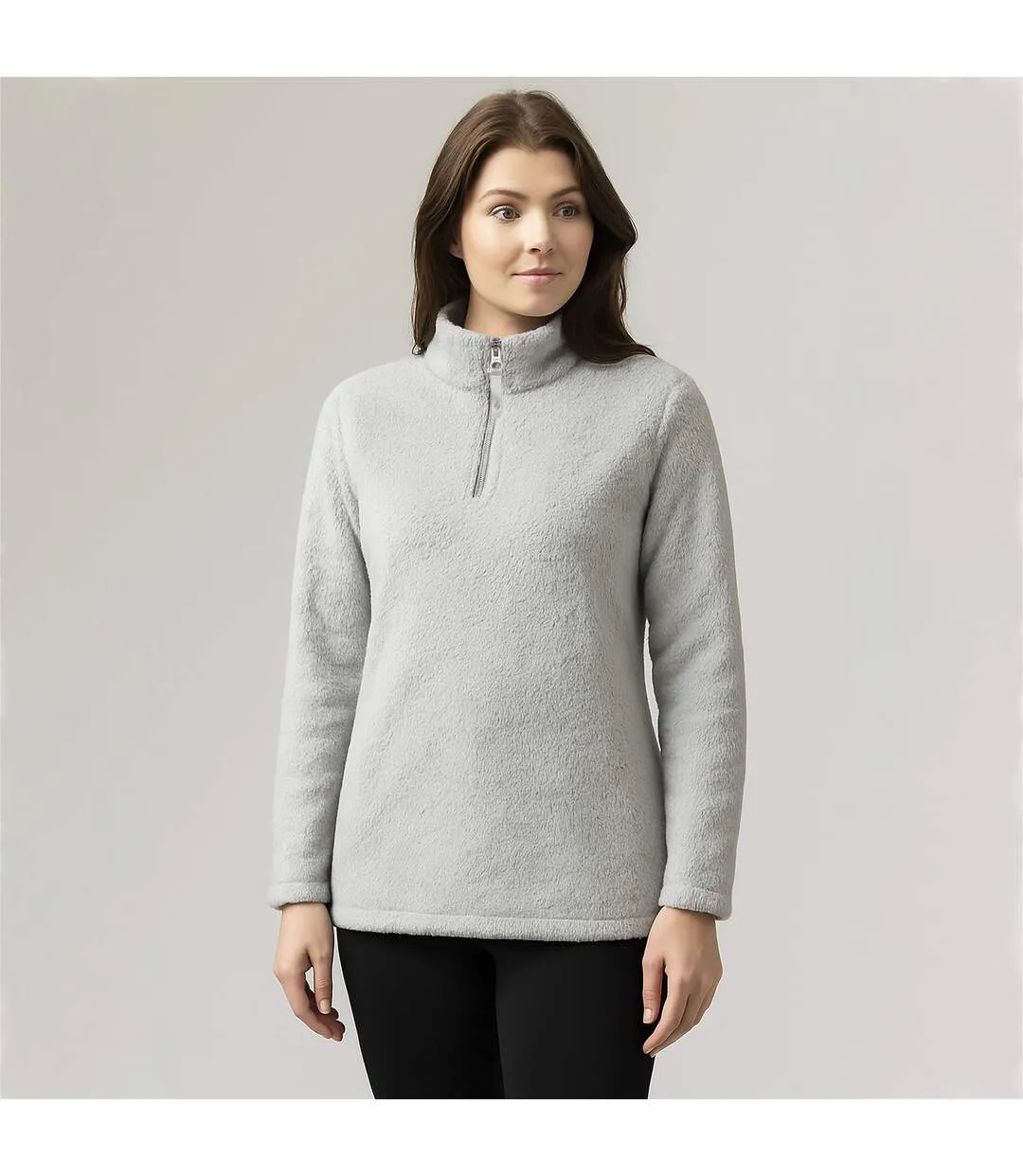 Heat Holders - Sweat Polaire Thermique Femme 1/4 Zip Chaud Doux et Confortable-5