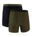 Lot De 2  Boxers Tech Homme Vert Noir Chiné Under Armour-3
