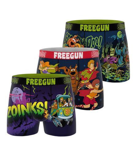 Lot de 3 boxers homme Scooby-Doo Freegun