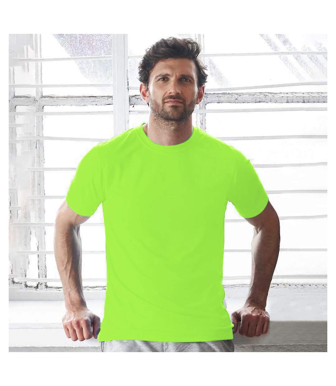 T-shirt adulte vert vif AWDis Cool