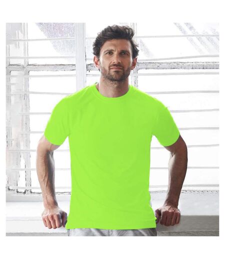 AWDis Cool Unisex Adult Recycled T-Shirt (Electric Green) - UTPC4718