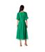 Robe mi-longue femme vert Principles