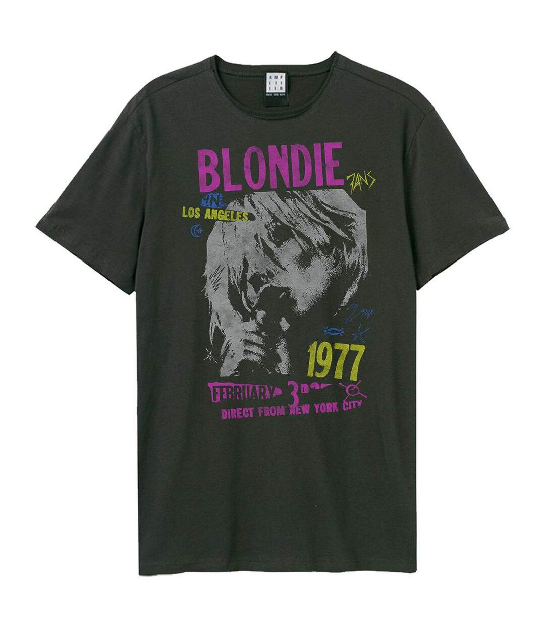 T-shirt Tour Adulte Charbon Amplified-1