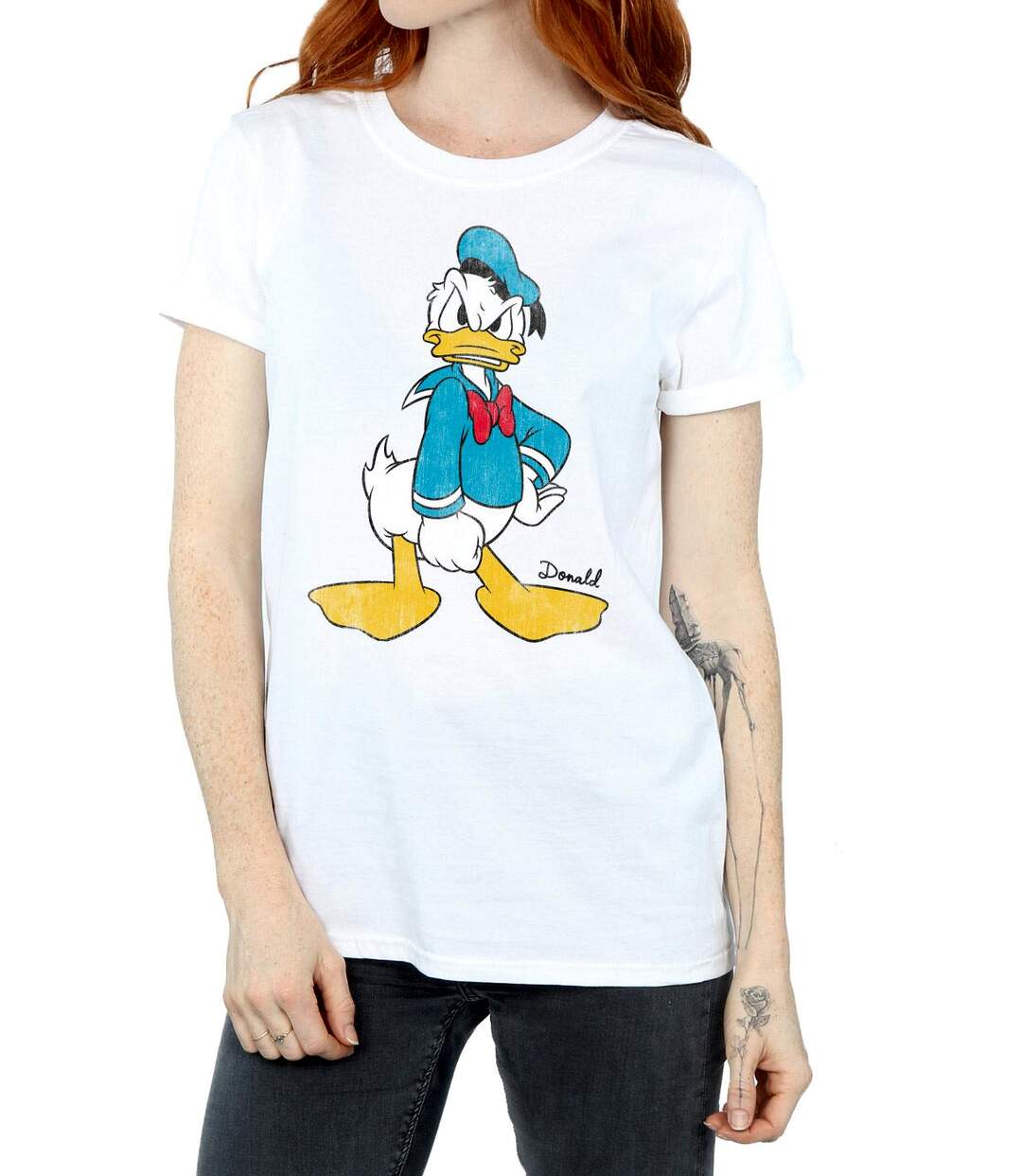 Disney - T-shirt ANGRY - Femme (Blanc) - UTBI1343-3