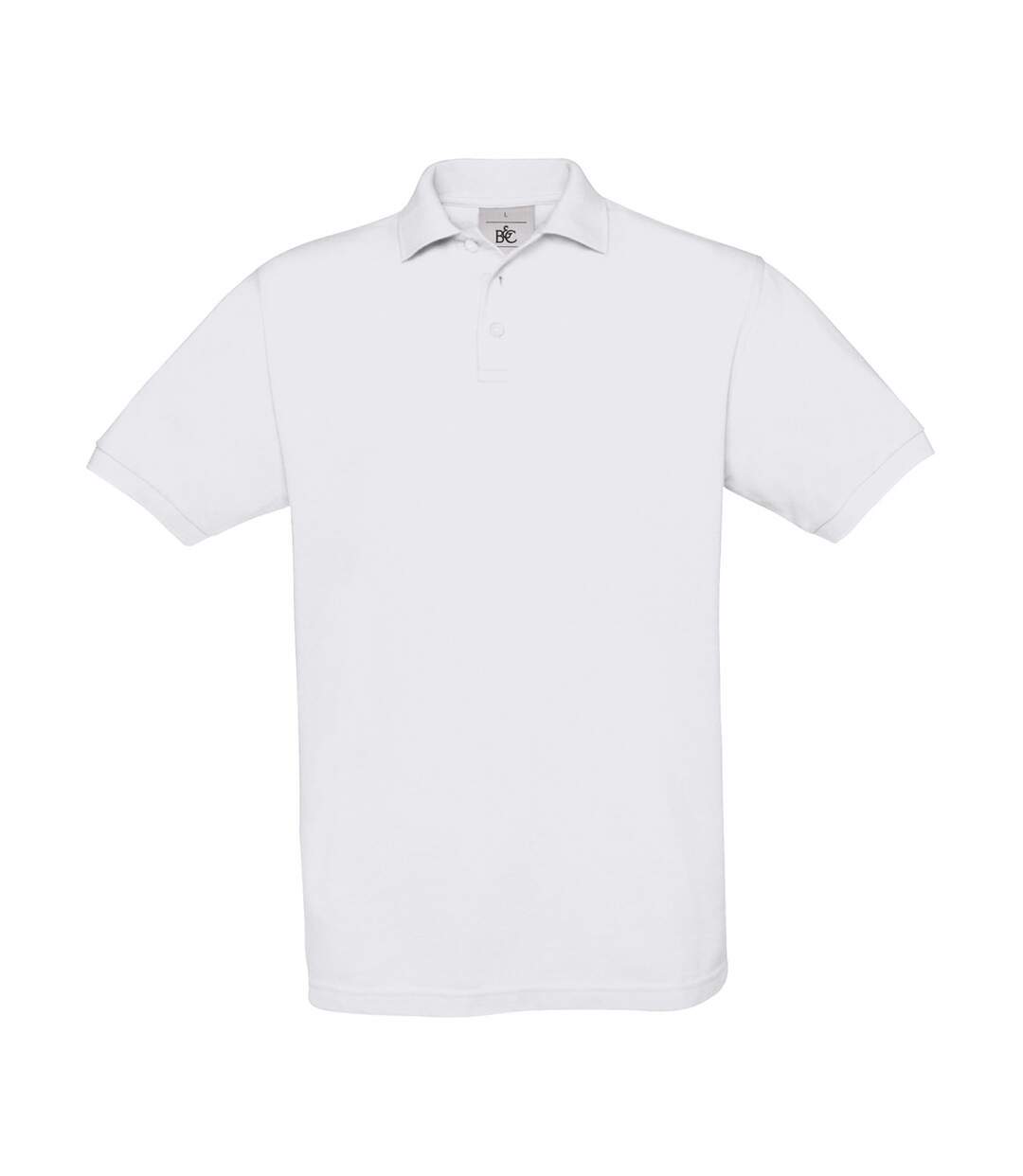 Polo manches courtes - homme - PU409 - blanc-1