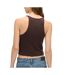 Débardeur marron femme superdry essential racer vest - l/xl-2