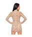 Robe Courte Manches Longues Motif/style Imprimé Serpent Femme Marron Serpent Missy Empire-2
