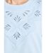 Sweat molleton pur coton brodé ajouré-4