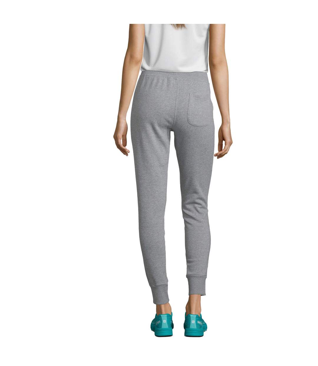Pantalon De Jogging Jet Femme Gris Chiné SOLS-3