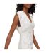 Robe Dipata Femme Blanc Hugo Boss-3