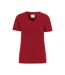 Cottover Womens/Ladies Slim T-Shirt (Red) - UTUB685
