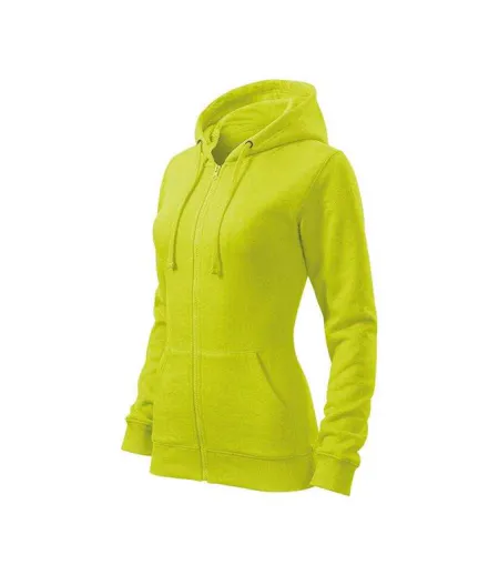 Womens/ladies Trendy Hoodie Lime Green Malfini