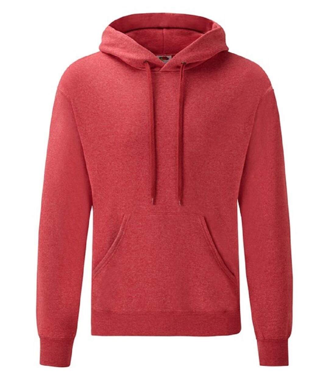 Sweat-shirt - Homme - 62-208-0 - rouge chiné