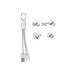 Rizo keyring charging cable one size silver MidOcean-1
