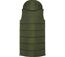 Doudoune longue sans manches - RY5076 - vert army-3