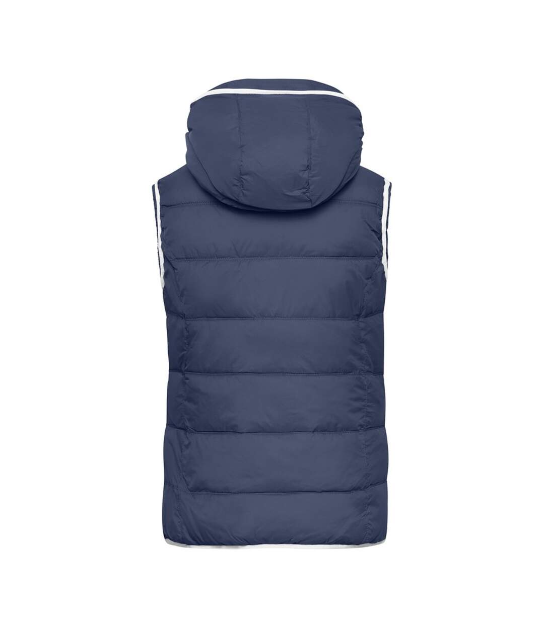 Veste Sans Manches Maritime Homme Bleu Marine Blanc James And Nicholson-2