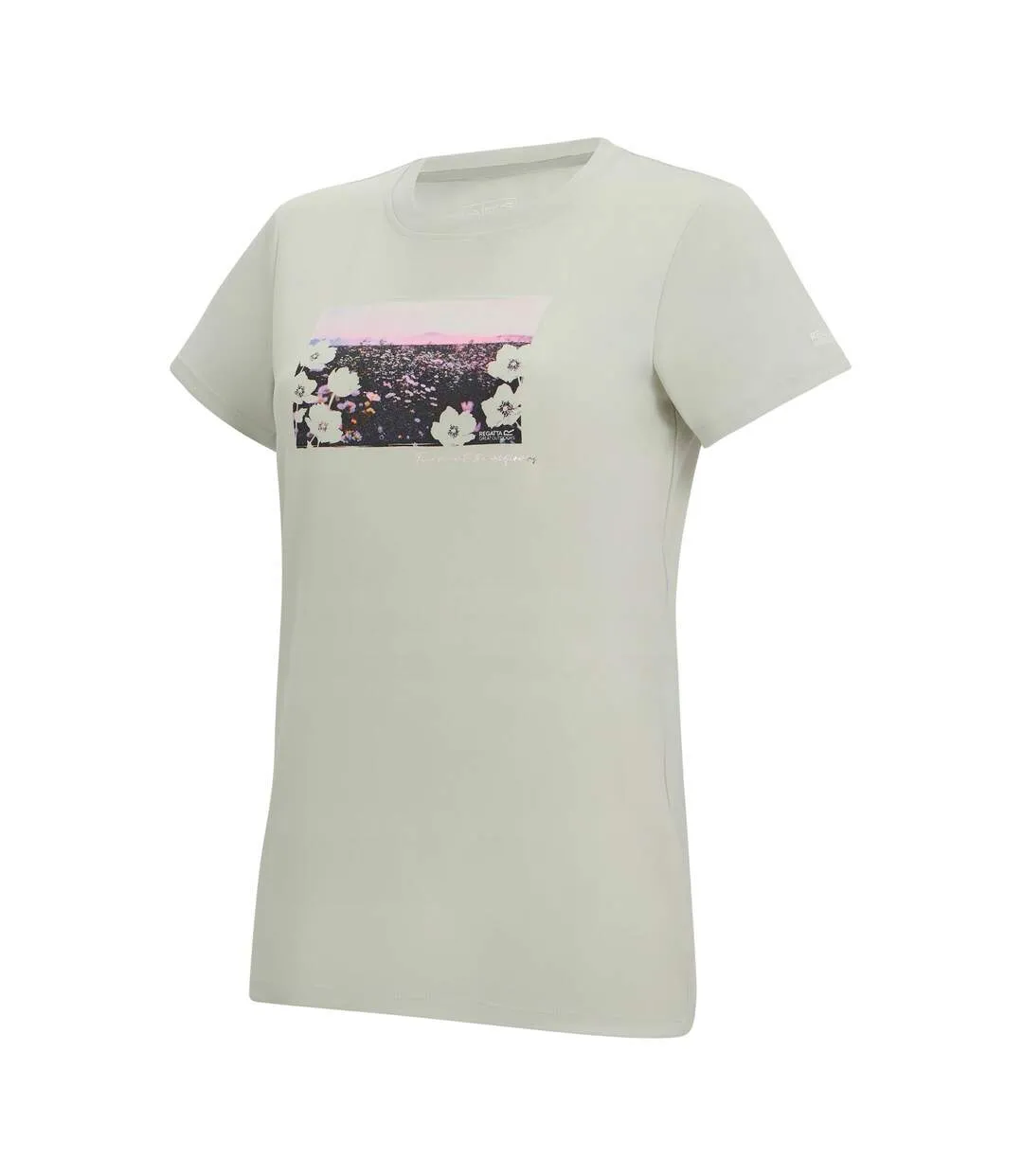 T-shirt Motif/style Paysage Fingal Femme Gris Aube Regatta-3