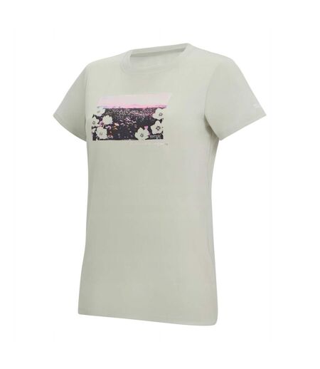 T-shirt Motif/style Paysage Fingal Femme Gris Aube Regatta