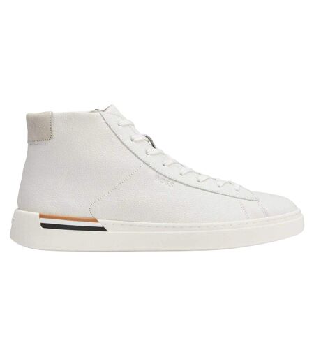 Mens Clint High-top Trainers White Hugo Boss
