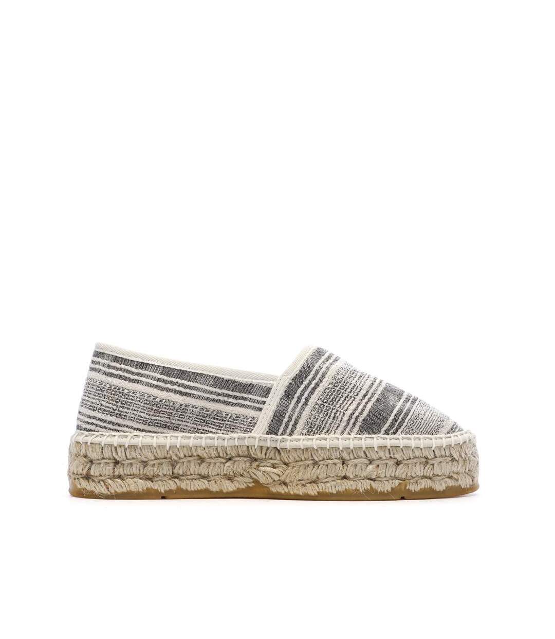 Espadrilles blanches/noires femme pare gabia aduna-2