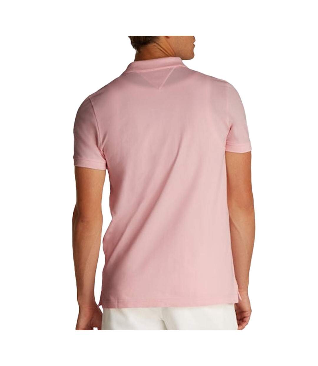 Polo rose homme tommy hilfiger tjm slim - l-2