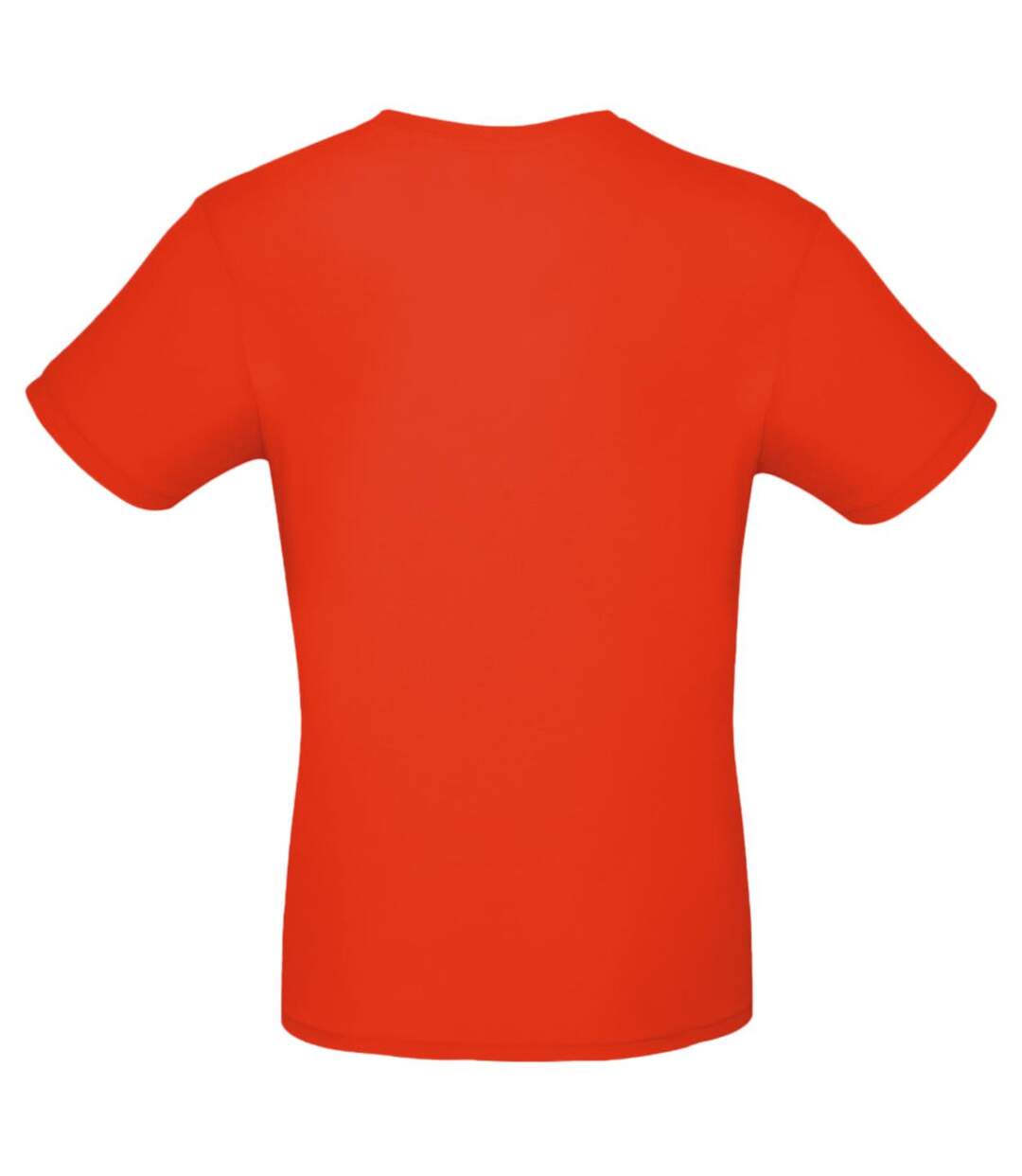 Tee-shirt B&c Mens #e150 Rouge Feu B And C-2