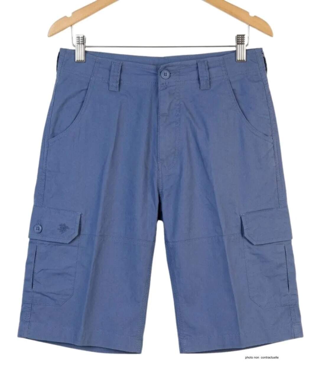 Bermuda WINCHESTER ISLAND2 uni en coton : le short chic et confortable pour vos journées ensoleillées-2