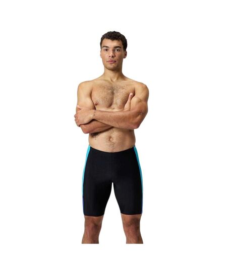 Jammer De Natation Motif/style Blocs De Couleurs Homme Noir Bleu Speedo