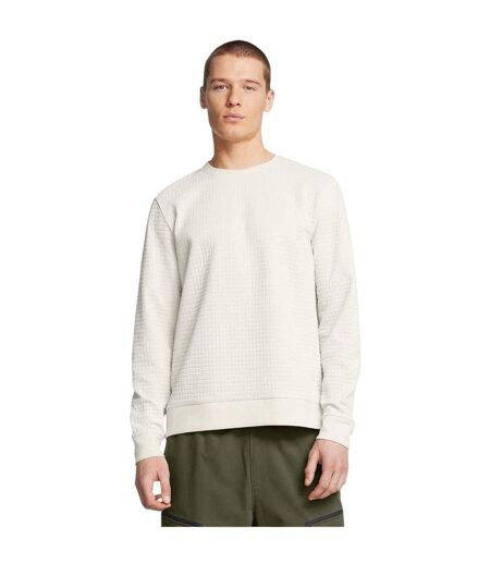 Mens Square Sweater Top White Under Armour