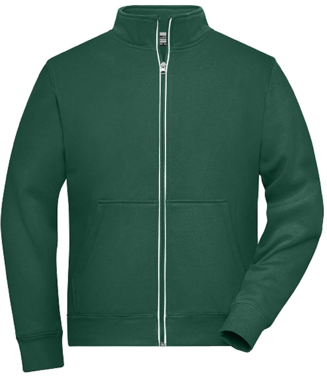 Veste sweat zippée workwear - Homme - JN1810 - vert foncé