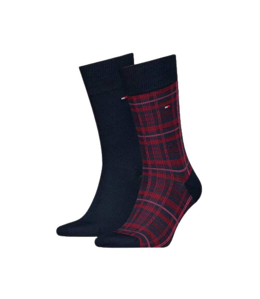 Chaussettes Motif/style À Motifs Homme Bleu Marine Rouge Tommy Hilfiger-2