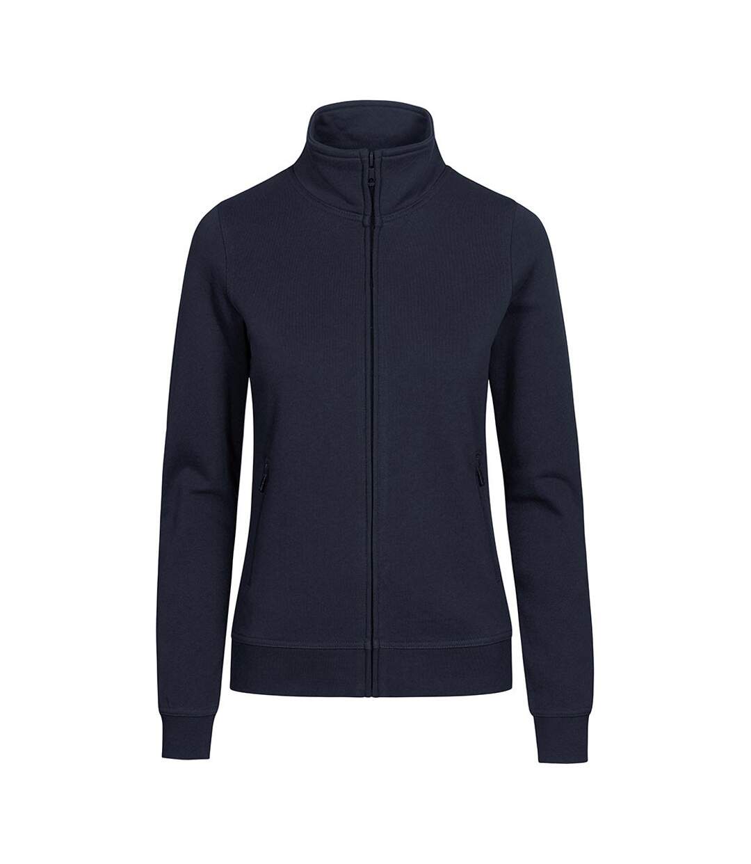 Veste De Survêtement Femme Bleu Marine Promodoro-1