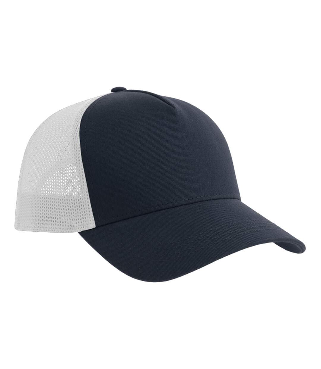 Rapper 5 Panel Cotton Sustainable Trucker Cap Navy White Atlantis-2