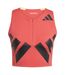 Débardeur Sans Manches Motif/style 3 Rayures Adizero Femme Jaune Pâle Adidas-2