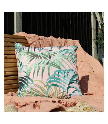 Jungle outdoor cushion cover one size blush/forest Furn