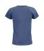 T-shirt Crusader Femme Bleu Denim SOLS-2
