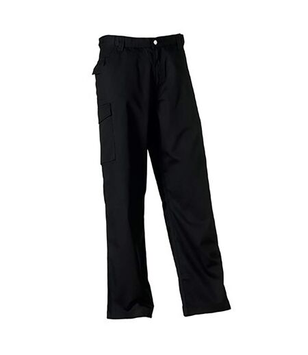 Pantalon De Travail, Coupe Longue Homme Noir Russell
