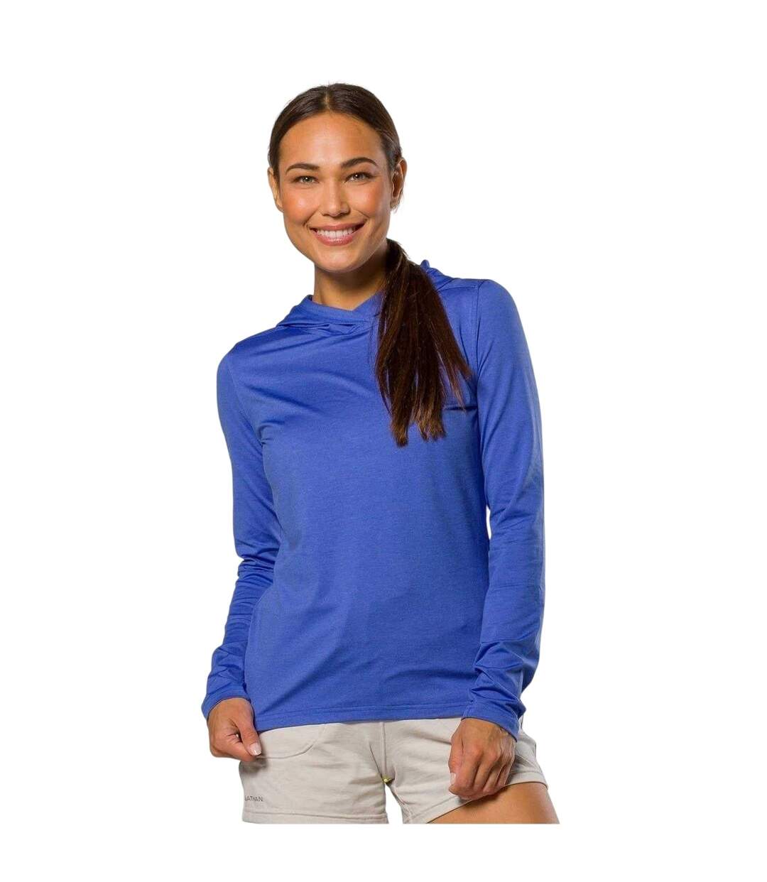 Womens/ladies Regular Sweatshirt Purple Nathan-2