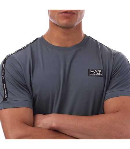 T-shirt Style Logo Ea7 Homme Gris Foncé Emporio Armani