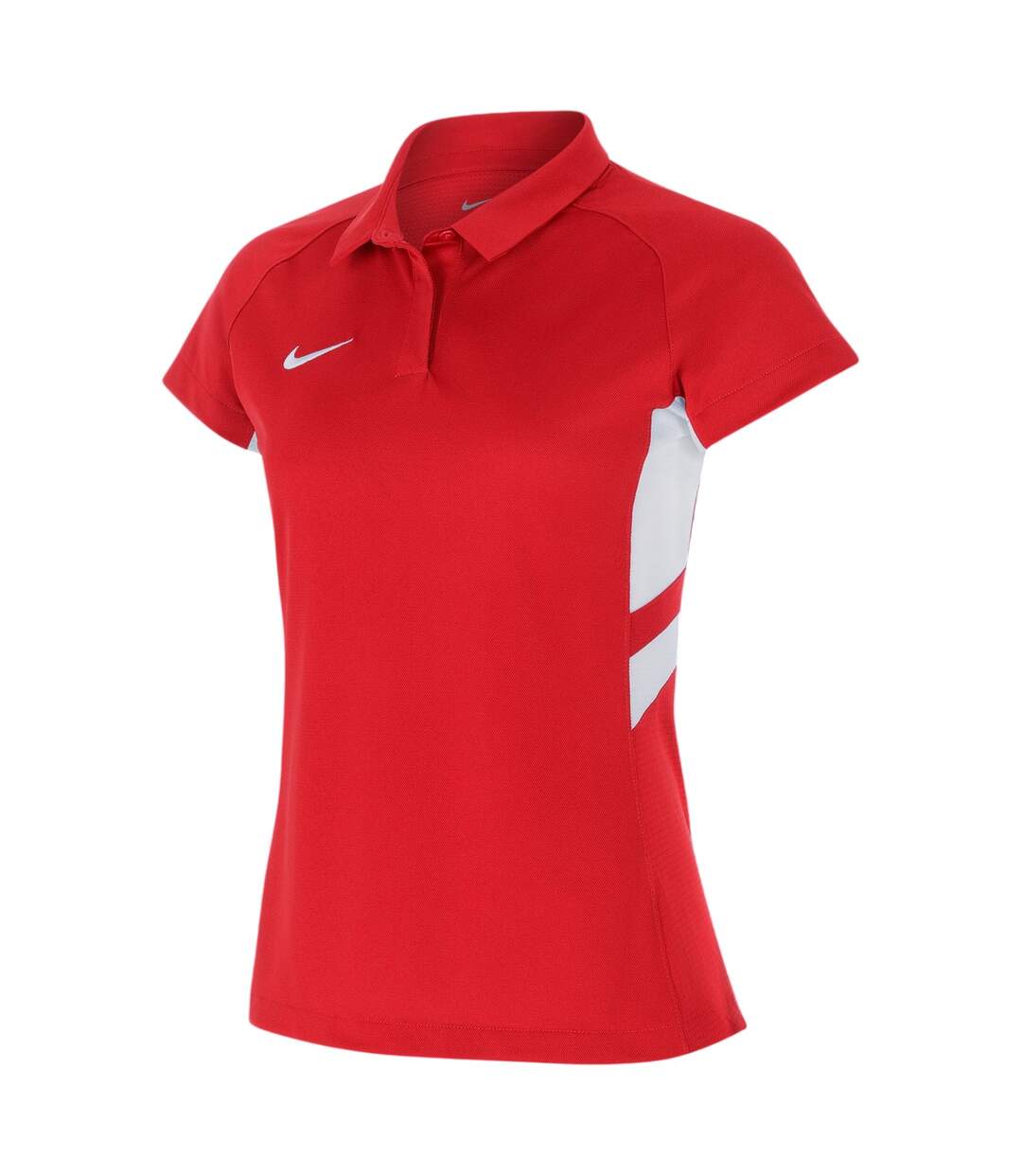 Polo Manches Raglan Femme Rouge Vif Blanc Nike-3