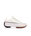 Baskets blanches femme converse run star hike 168817c-2