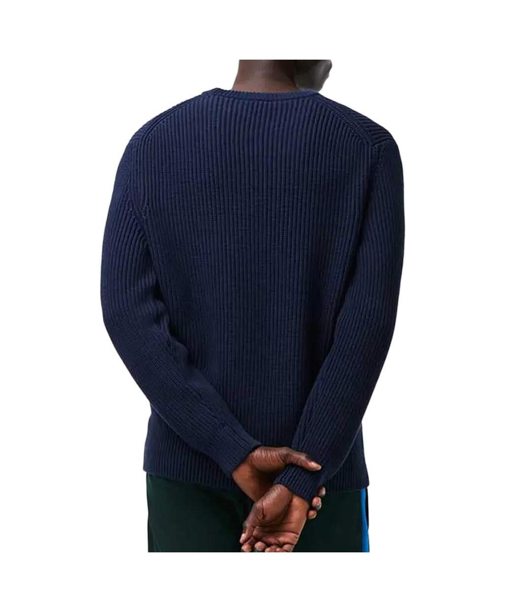 Pull Marine Homme Lacoste Tricot AH0255 - M