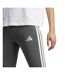 Legging Motif/style 3 Rayures Femme Gris Foncé Adidas-4