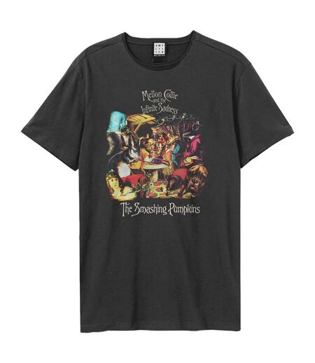 Amplified Unisex Adult Mellon Collie Animals The Smashing Pumpkins T-Shirt (Charcoal) - UTGD1776