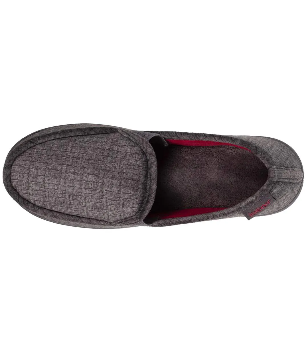 Isotoner Chaussons Mocassins homme velour ultra doux-2