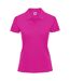Russell Europe Womens/Ladies Classic Cotton Short Sleeve Polo Shirt (Fuchsia)